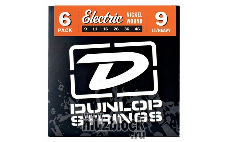 DUNLOP DEN0946 - струны для электрогитары, Light/Heavy, 9-46