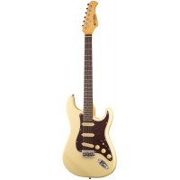 Prodipe JMFST80RAVW ST80RA Электрогитара, белая