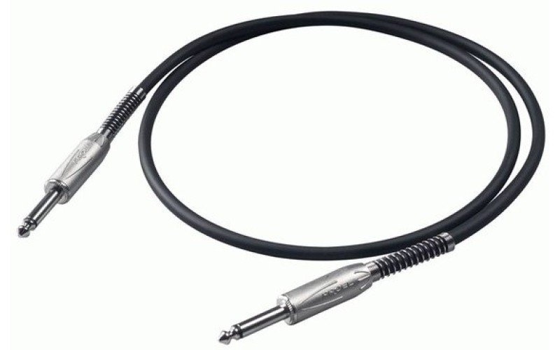 Proel BULK100LU5 - сценический инструментальный кабель, 6.3mml Jack <-> 6.3mml Jack , 5 м