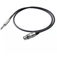 Proel BULK200LU10 - Сценический инструментальный кабель, 6.3мм Jack <->XLR мама, длина - 10 м Proel BULK200LU10 - Сценический инструментальный кабель, 6.3мм Jack <->XLR мама, длина - 10 м