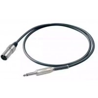 Proel BULK220LU3 - Сценический инструментальный кабель, 6.3мм Jack <->XLR папа , длина - 3 м