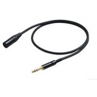 Proel CHL230LU5 - Микрофонный кабель Стерео джек 6.3мм <-> Канон XLR М (папа) 5м