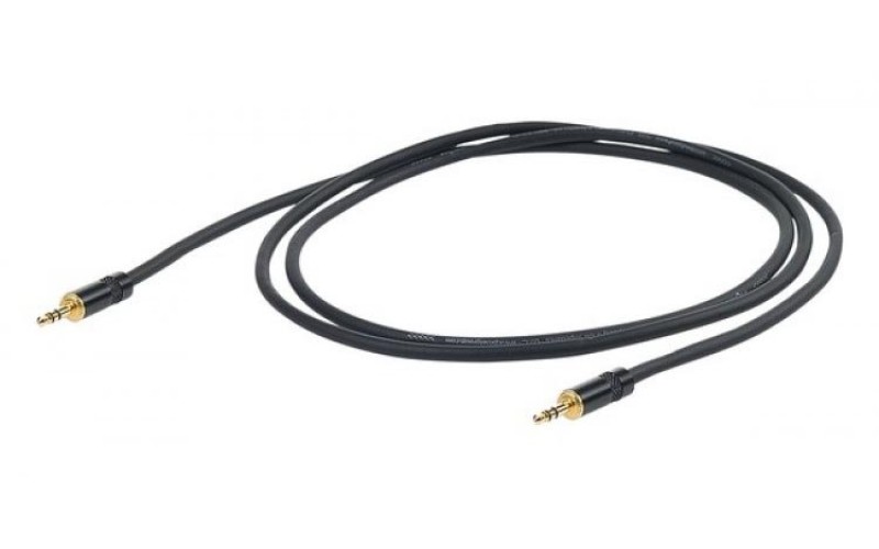 Proel CHLP175LU15 - сценический кабель, JACK3.5mm стерео <-> JACK3.5mm стерео длина 1,5м