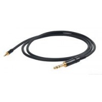 Proel CHLP185LU3 - сценический кабель, JACK 6.3mm стерео <-> 3.5 Jack стерео, 3м