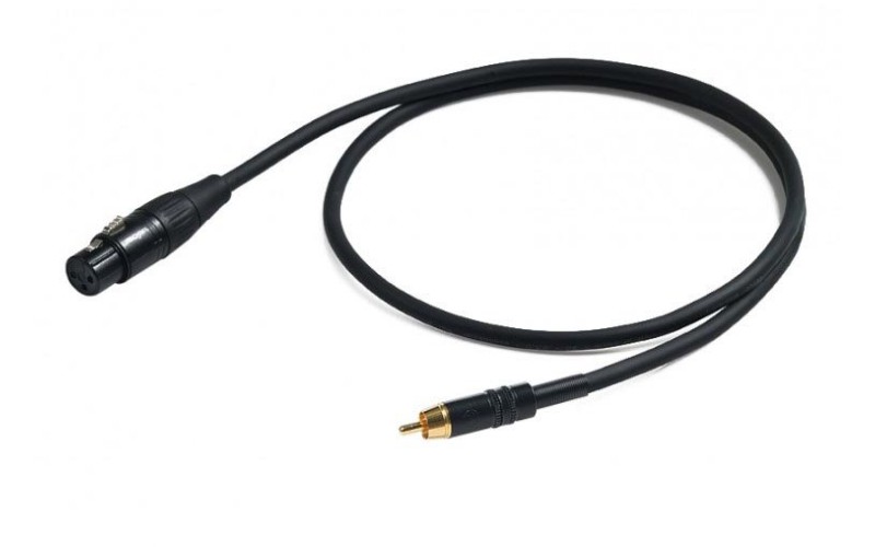 Proel CHLP270LU3 - Сценич. инстр. кабель, кабель, XLR3F мама <-> RCA, длина - 3м