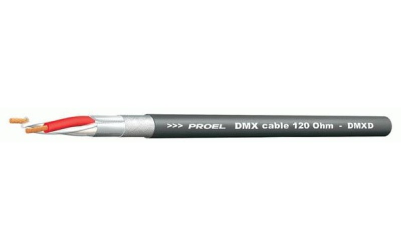 Proel DMXD - DMX кабель 2 жилы в экране 5,4 мм.