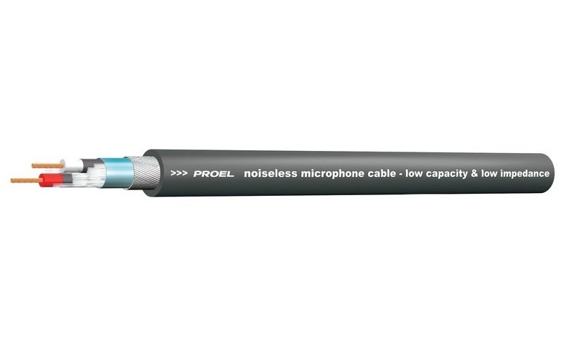 Proel HPC220 - Микрофонный кабель , доп. экран, диам. 7 мм, в катушке 100 м