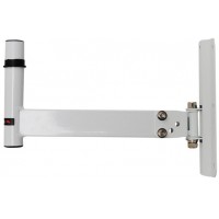 Proel KP560WH - Настенный , поворотный держатель колонок, L-образный, сталь, диам.35мм