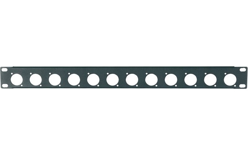 Proel RK12N - Рэковая панель, 12 отверстий под каноны (разьем FDL) , 1U