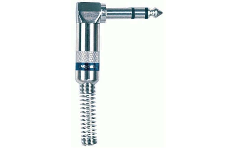 Proel S240S - Джек стерео угловой 6.3 мм, (металл)