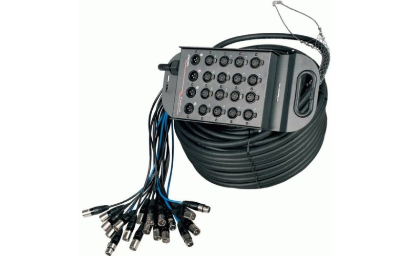 Proel TN1604LU30 - Коробка с кабелем 16вх,4вых, 30м.