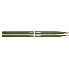 ProMark TX5BW-GREEN 5B Барабанные палочки, зеленые, орех гикори, деревянный наконечник