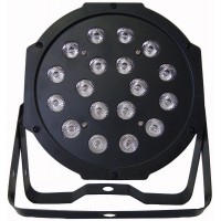 PSL-LED Flat PAR 118 - светодиодный прожектор с 18 RGB-диодами по 1Вт