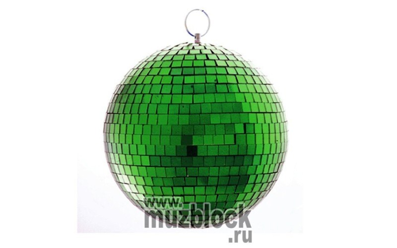 PSL-MB30-SC-G - зеркальный шар, диаметр 30 см, зеленый