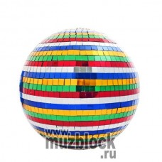 PSL-MB40-MC - зеркальный шар, диаметр 40 см, разноцветный
