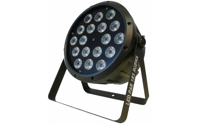 PSL-PAR LED 185 RGBWA - прожектор с 18 RGBW (5в1) диодами по 12 вт каждый