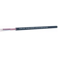 QUIK LOK CM825 BK бюджетный цифровой кабель DMX, 120 Ом, структура 2x0.25 мм, бухта (цена за метр)