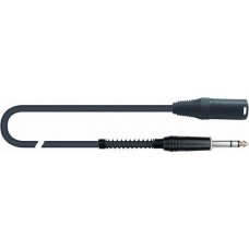 QUIK LOK MCR615-6 микрофонный кабель XLR Male - Stereo Jack ( XLR/M - Jack Stereo), 6м