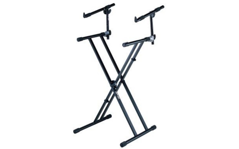 QUIK LOK QLX22 стойка для двух клавишных инструментов.