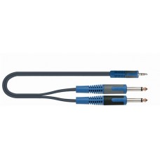 QUIK LOK RKSA140-2 компонентный кабель 2 Mono Jack Male - Stereo Mini Jack, 2м