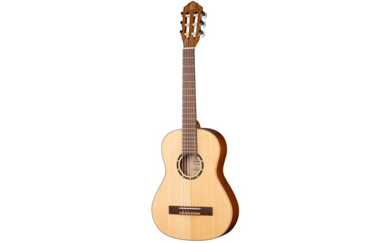 Ortega R121-1/2 Family Series Классическая гитара, размер 1/2, матовая, с чехлом