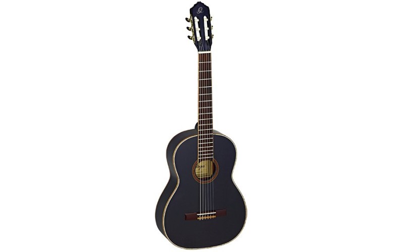 ORTEGA R221BK Family Series Классическая гитара, размер 4/4, черная, с чехлом