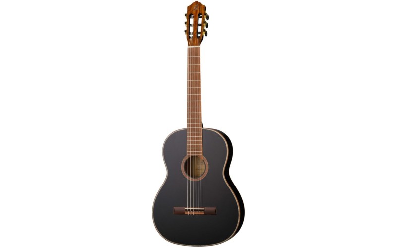 ORTEGA R221BK Family Series Классическая гитара, размер 4/4, черная, с чехлом