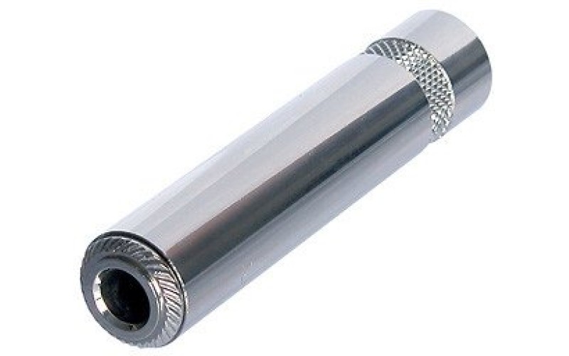 Rean NYS2202P кабельный разъем Jack 6.3мм TS (моно) гнездо, металический корпус, для кабеля 6мм