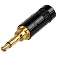 Rean NYS226BG кабельный разъем Jack 3.5мм TS (моно), штекер металлический чернённый корпус для ка