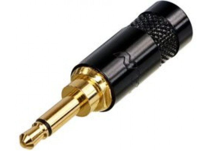 Rean NYS226BG кабельный разъем Jack 3.5мм TS (моно), штекер металлический чернённый корпус для ка