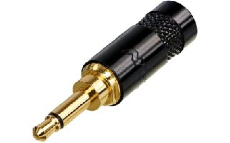 Rean NYS226BG кабельный разъем Jack 3.5мм TS (моно), штекер металлический чернённый корпус для ка