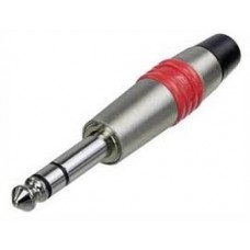 Rean NYS228C-2 кабельный разъем Jack 6.3мм TRS(стерео), штекер металический корпус для кабеля 6мм