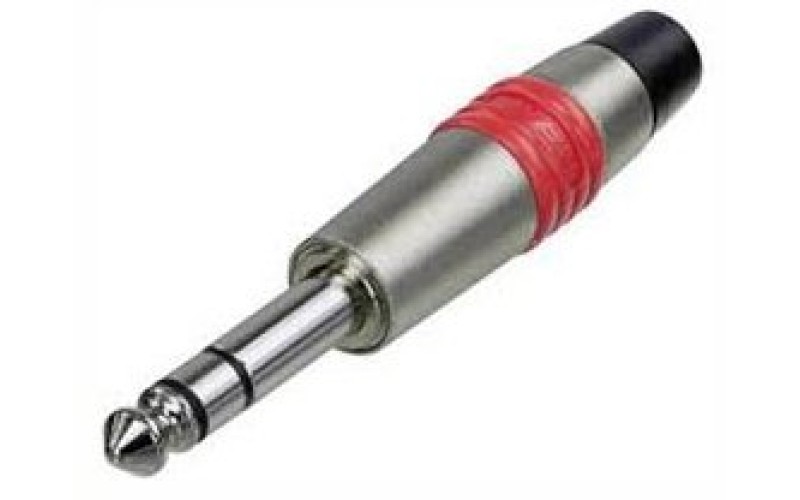 Rean NYS228C-2 кабельный разъем Jack 6.3мм TRS(стерео), штекер металический корпус для кабеля 6мм