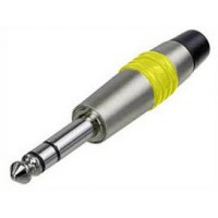 Rean NYS228C-4 кабельный разъем Jack 6.3мм TRS(стерео), штекер металический корпус для кабеля 6мм