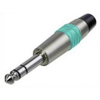 Rean NYS228C-5 кабельный разъем Jack 6.3мм TRS(стерео), штекер металический корпус для кабеля 6мм
