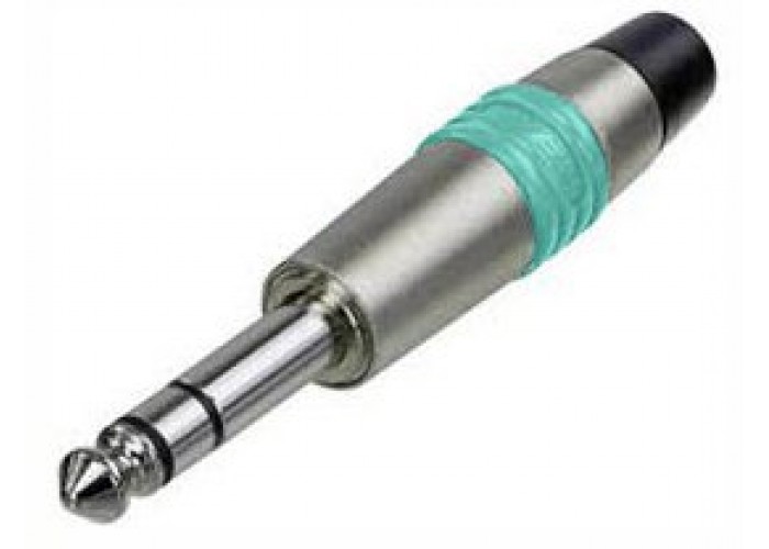 Rean NYS228C-5 кабельный разъем Jack 6.3мм TRS(стерео), штекер металический корпус для кабеля 6мм