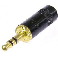 Rean NYS231BG кабельный разъем Jack 3.5мм TRS (стерео) штекер, металический корпус