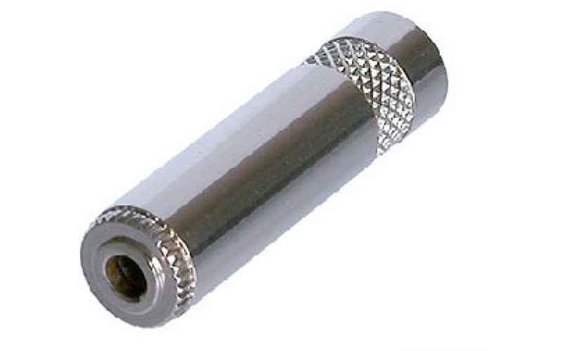 Rean NYS240 кабельный разъем Jack 3.5мм TRS (стерео) гнездо, металический корпус, для кабеля 4мм