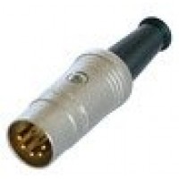 Rean NYS322G кабельный разъем DIN male, 5 контактов золоченых