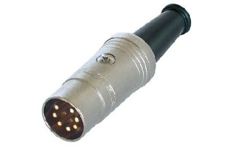 Rean NYS323G кабельный разъем DIN male, 7 контактов золоченых