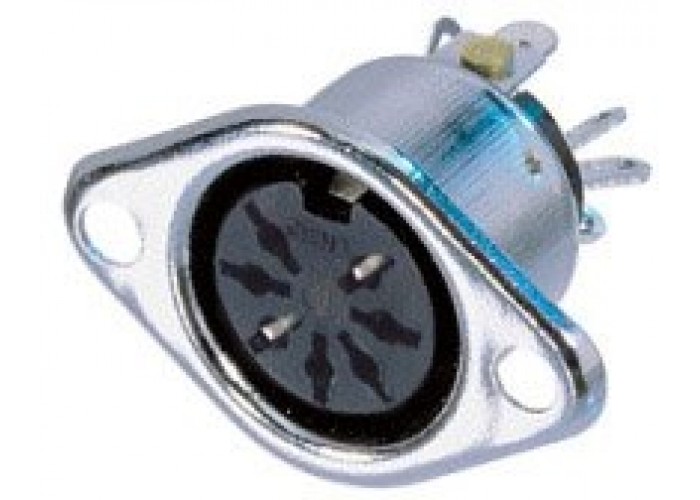 Rean NYS326 панельный разъем DIN female, 7 контактов