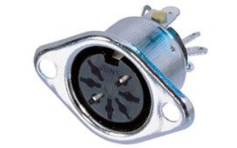 Rean NYS326 панельный разъем DIN female, 7 контактов