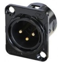 Rean RC3MDL-B панельный разъем XLR