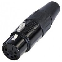 Rean RC5F-B кабельный разъем XLR