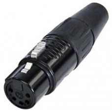 Rean RC5F-B кабельный разъем XLR