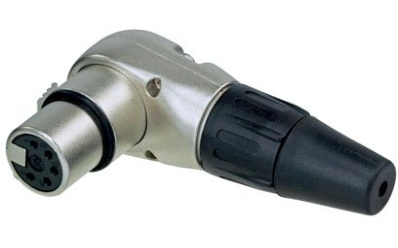 Rean RC5FR кабельный разъем XLR female угловой, 5 контактов
