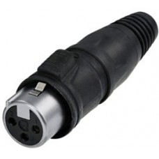 Rean RCX3F-Z-000-0  кабельный разъем XLR female ip65