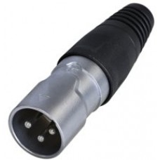 Rean RCX3M-Z-000-0 кабельный разъем XLR male, IP65