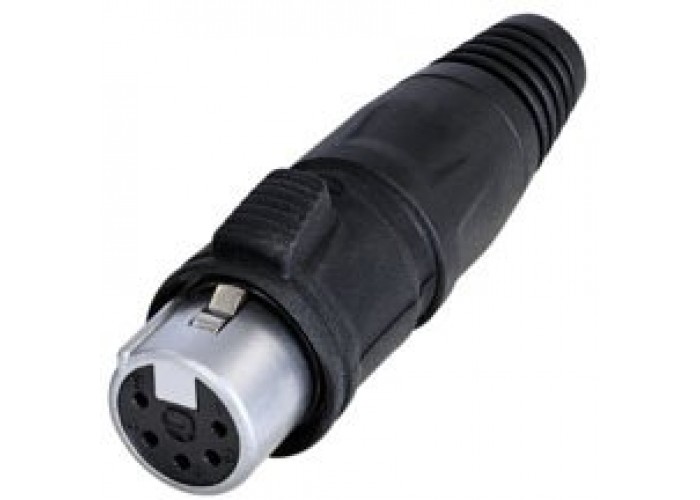 Rean RCX5F-Z-000-0  кабельный разъем XLR female, 5 контактов, ip65