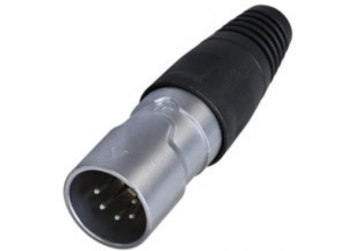 Rean RCX5M-Z-000-0 кабельный разъем XLR male, 5 контактов, ip65